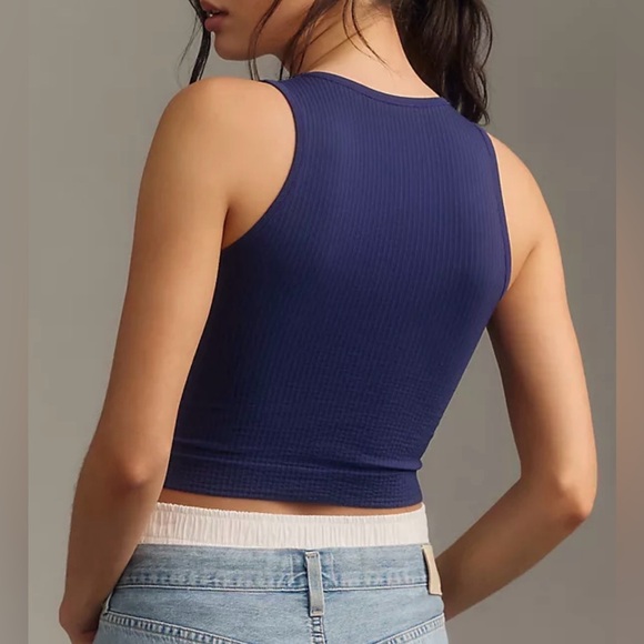 Anthropologie Navy Tank NWT size S - Picture 2 of 8